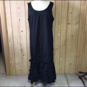 Magnolia Pearl style lagenlook shift maxi dress